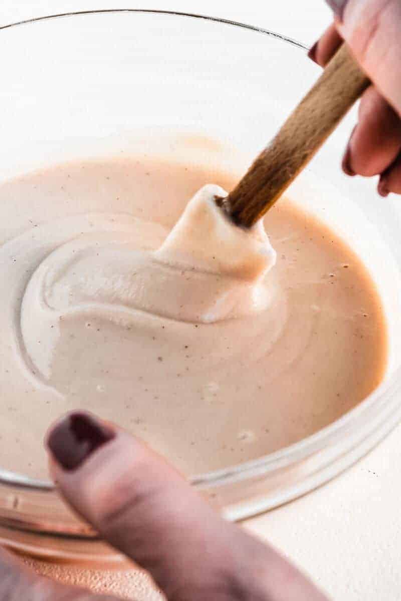 Vegan Cream Cheese Icing - The Fit Peach
